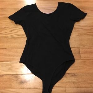 Black tee shirt bodysuit